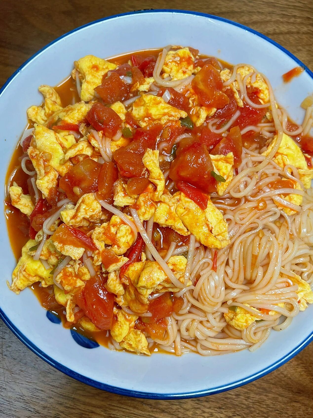 西红柿鸡蛋打卤面的做法和配料