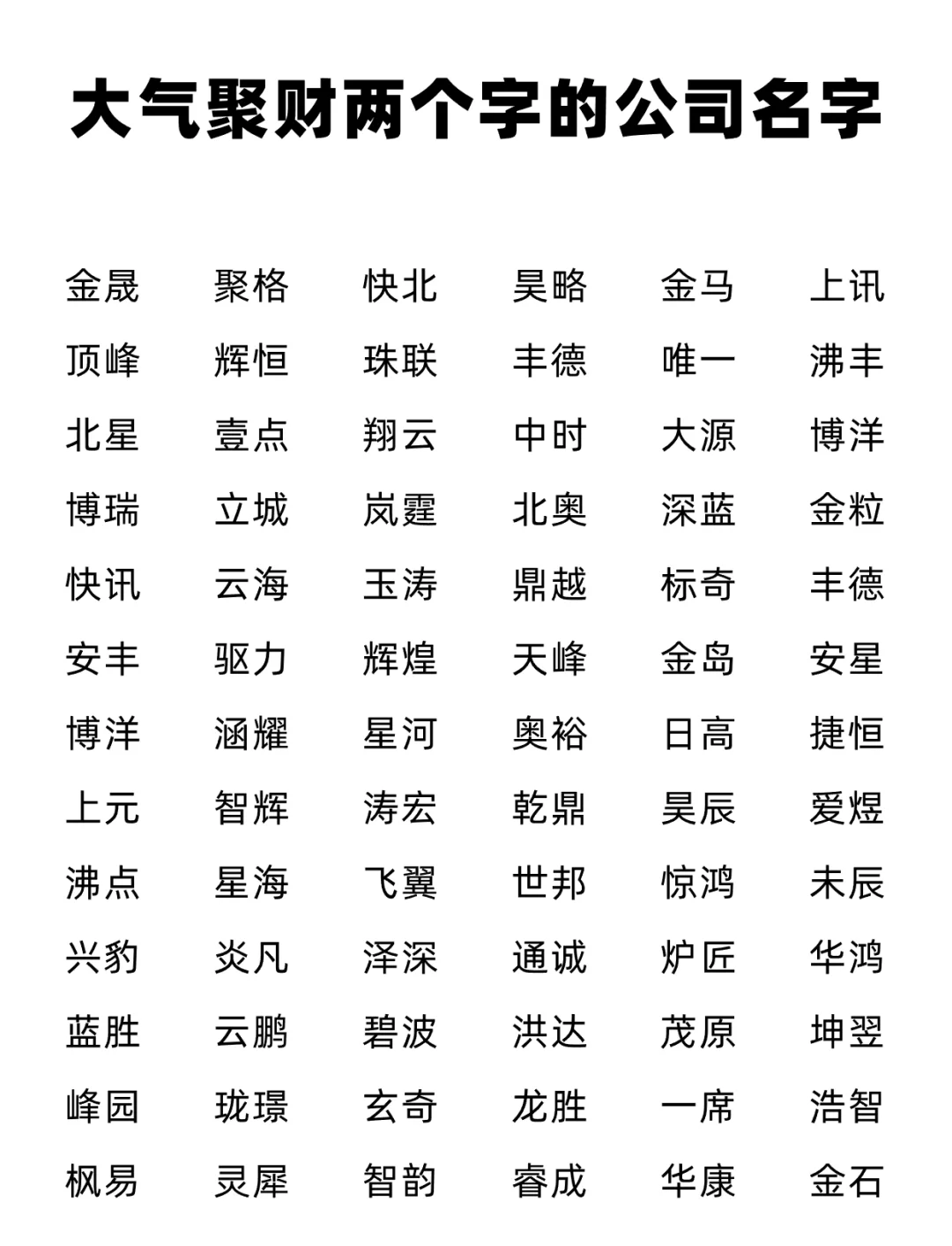有创意好听科技公司名字大全