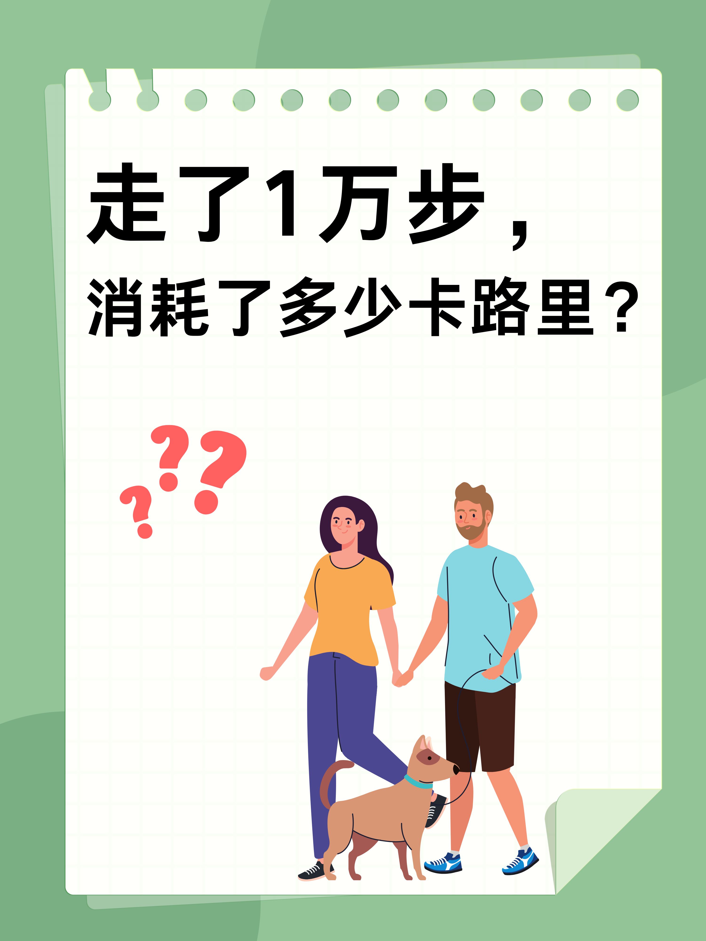 2万步能消耗多少卡路里?