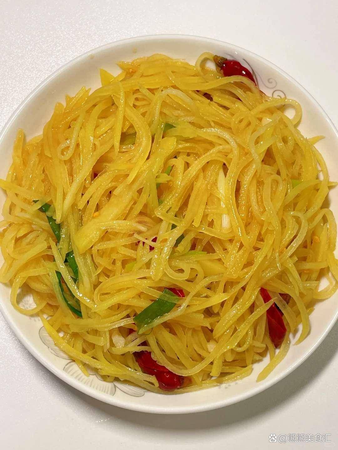土豆丝炒法大全带图解